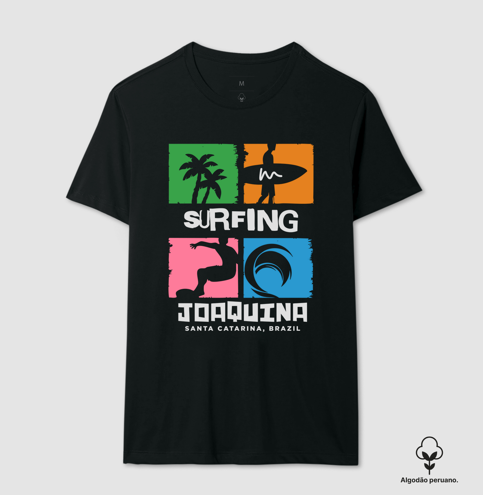 Camiseta Algodão Peruano Joaquina