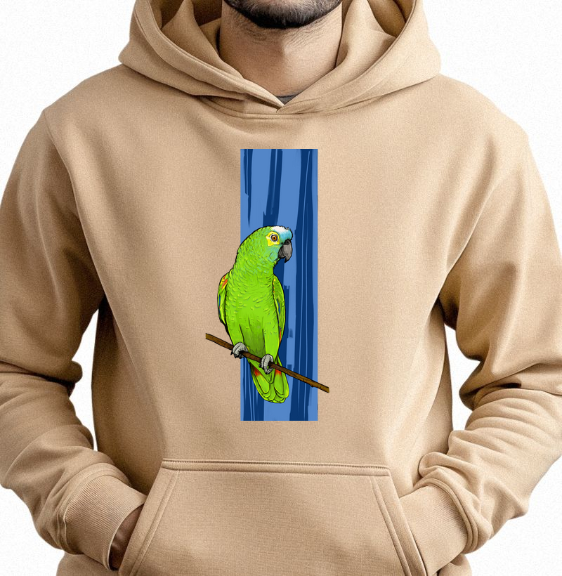 Hoodie Moletom Papagaio