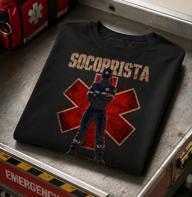 Socorrista Hero Mulher - Camiseta