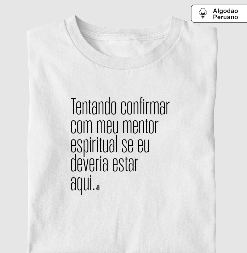 Tentando confirmar com meu mentor