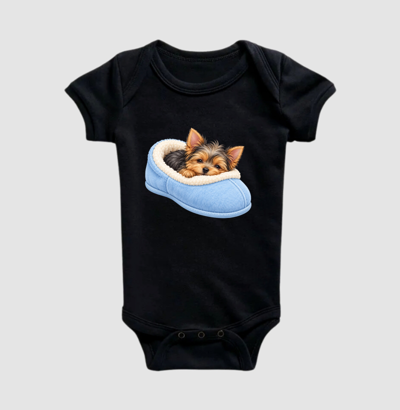 Dormindo na Pantufa - Body Infantil