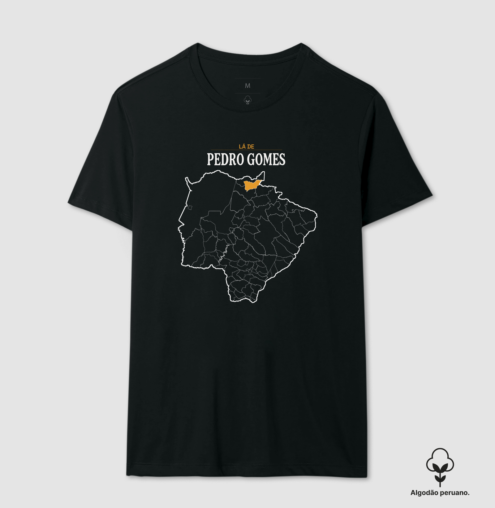 Pedro Gomes | Território MS - Camiseta Algodão Peruano