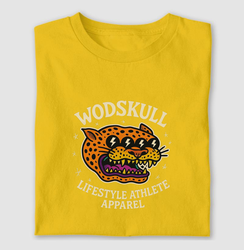 Camiseta Wodskull Felino