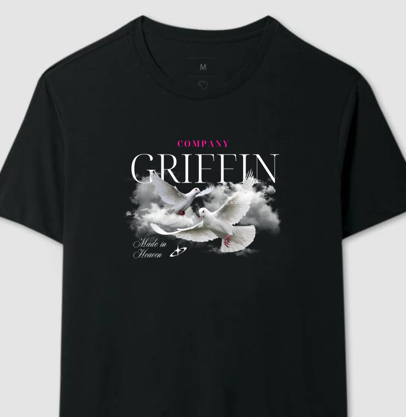 CAMISETA MASCULINA MADE IN HEAVEN