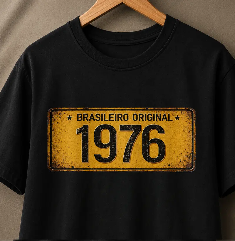 PLACA AMARELA 1976