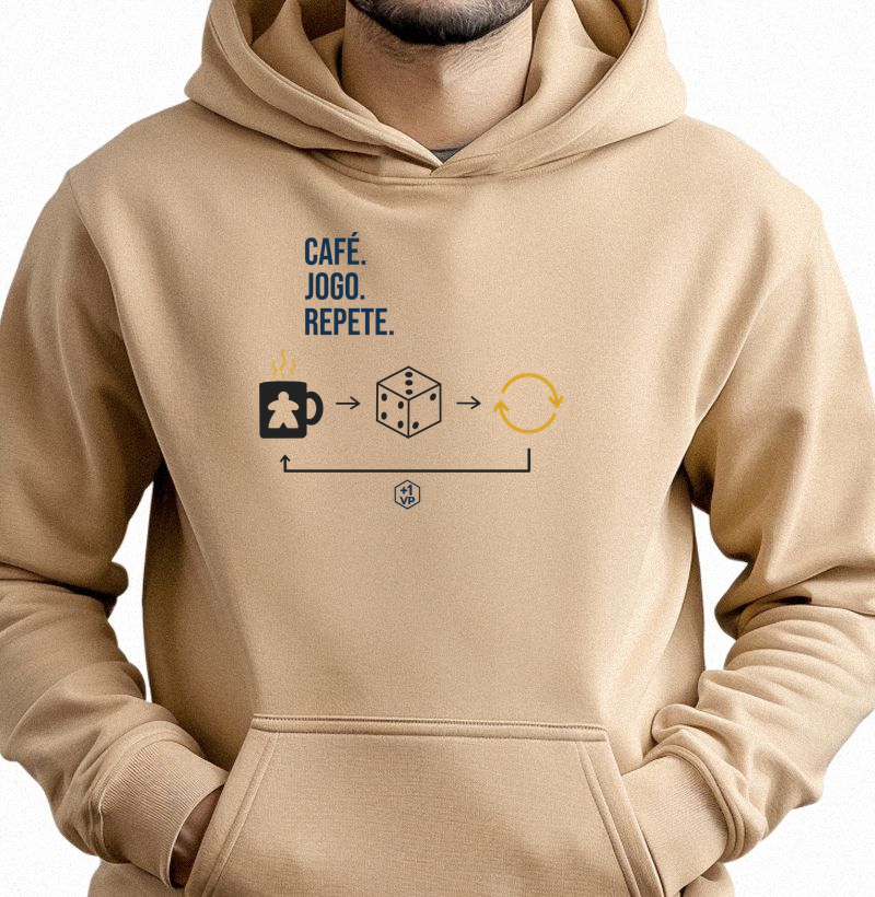 Café. Jogo. Repete.
