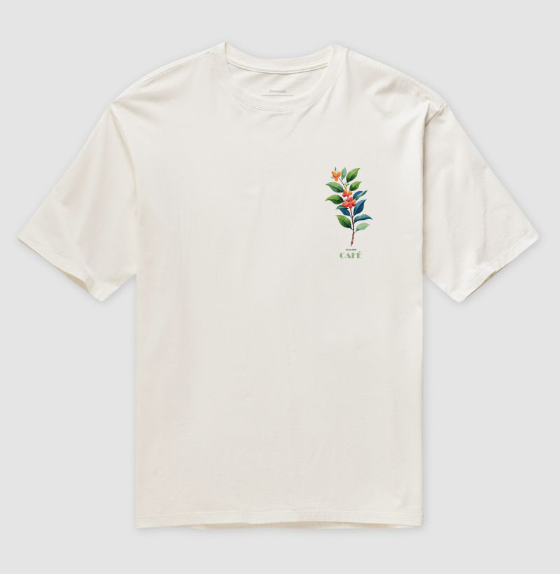 Rama de café colorida 04 - Oversized