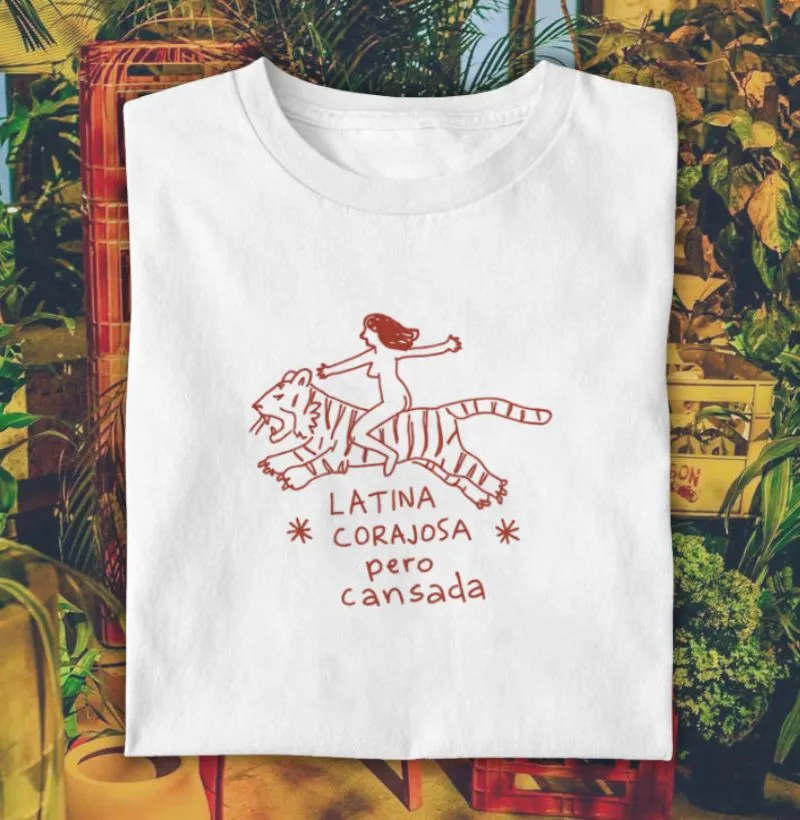 latina corajosa, pero cansada