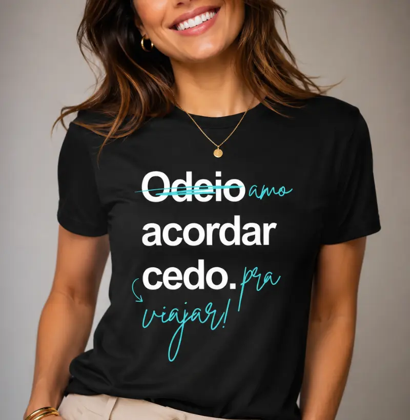 Amo acordar cedo