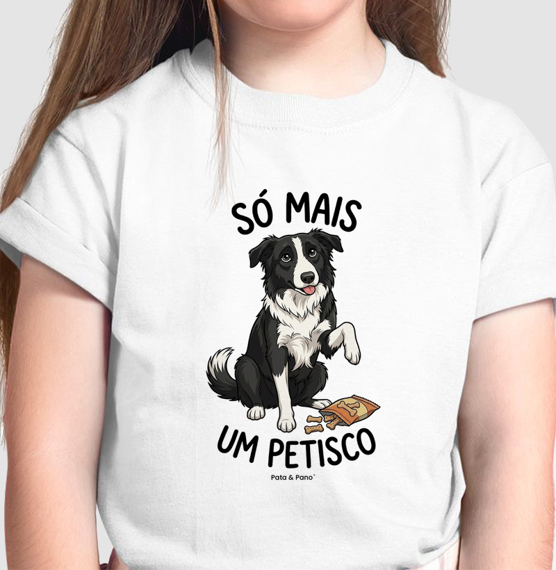 CAMISETA INFANTIL BORDER COLLIE PETISCO