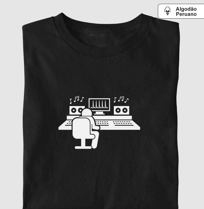 TÉCNICO ESTÚDIO SILHUETA - Camiseta Algodão Peruano