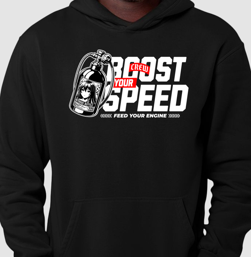 Hoodie Moletom - Boost Your Speed