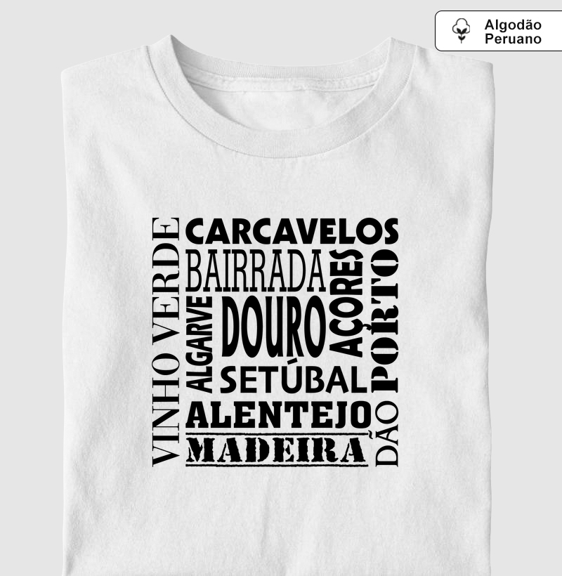 Wine Origins - Portugal - Camiseta Algodão Peruano