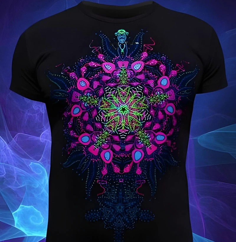 Flor Psicodélica (não reage uv)