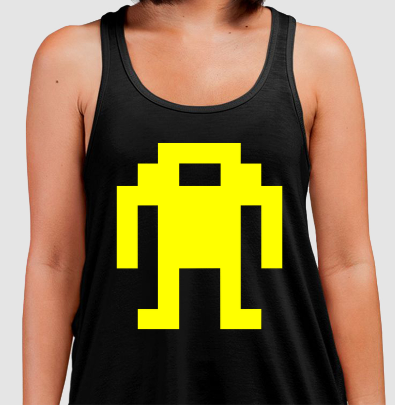 Yellow Pixel Droid – Think Tee - Regata