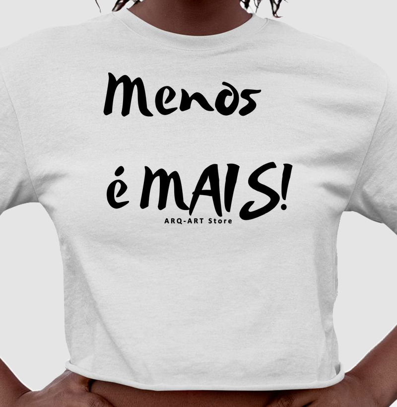 Menos é mais