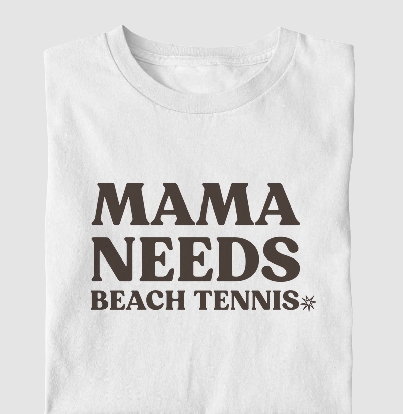 Mama needs beach tennis