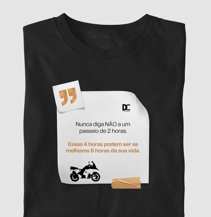 Camiseta Horas na Moto