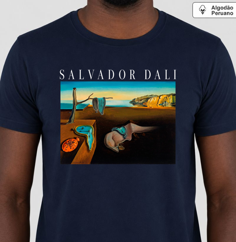 Camiseta Relógios Surrealismo Salvador Dalí Premium