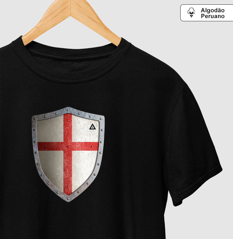 Camiseta Brasão Templários - Mr. GADU - Algodão Peruano