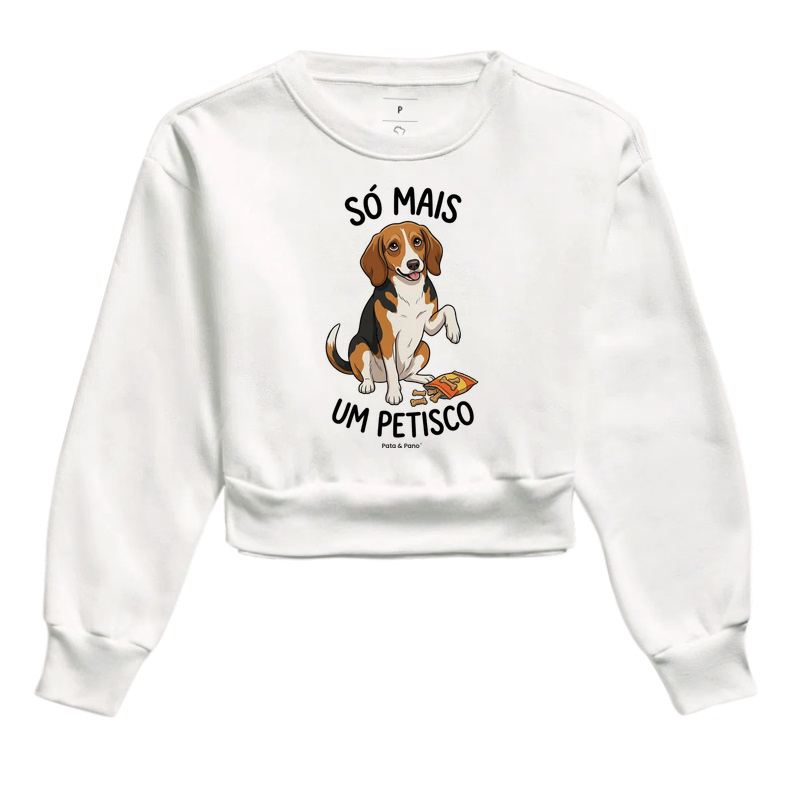 MOLETOM CROPPED BEAGLE PETISCO