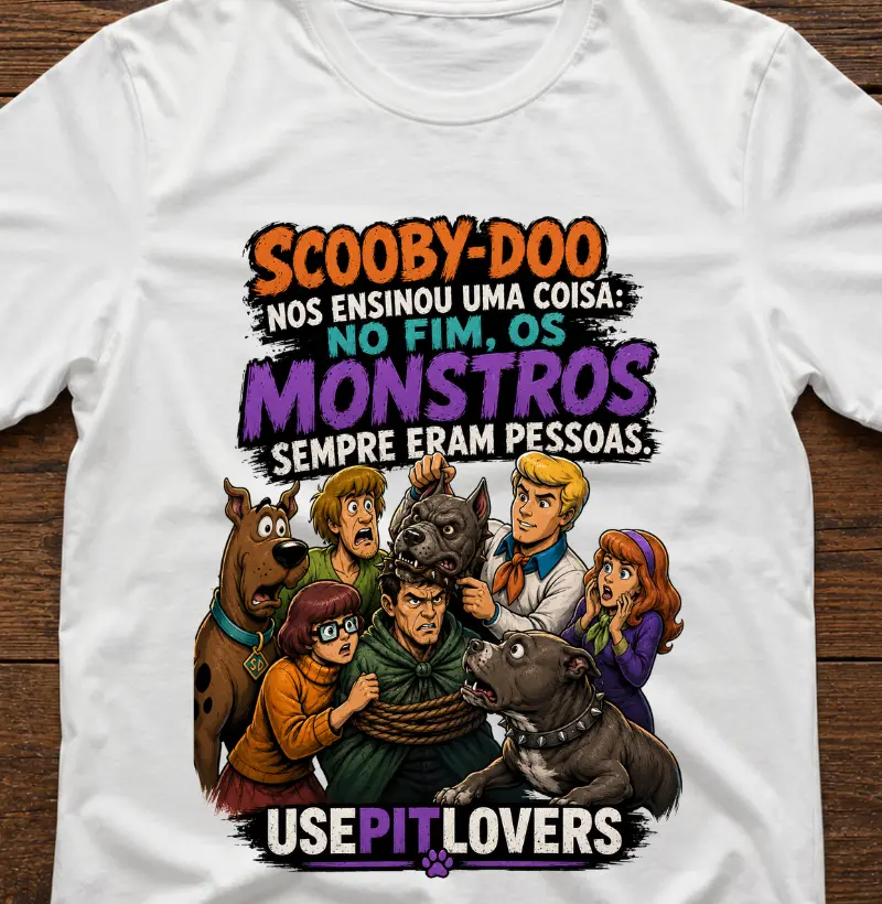 SCOOBY-DOO NOS ENSINOU UMA COISA: NO FIM, OS MONSTROS ERAM PESSOAS.