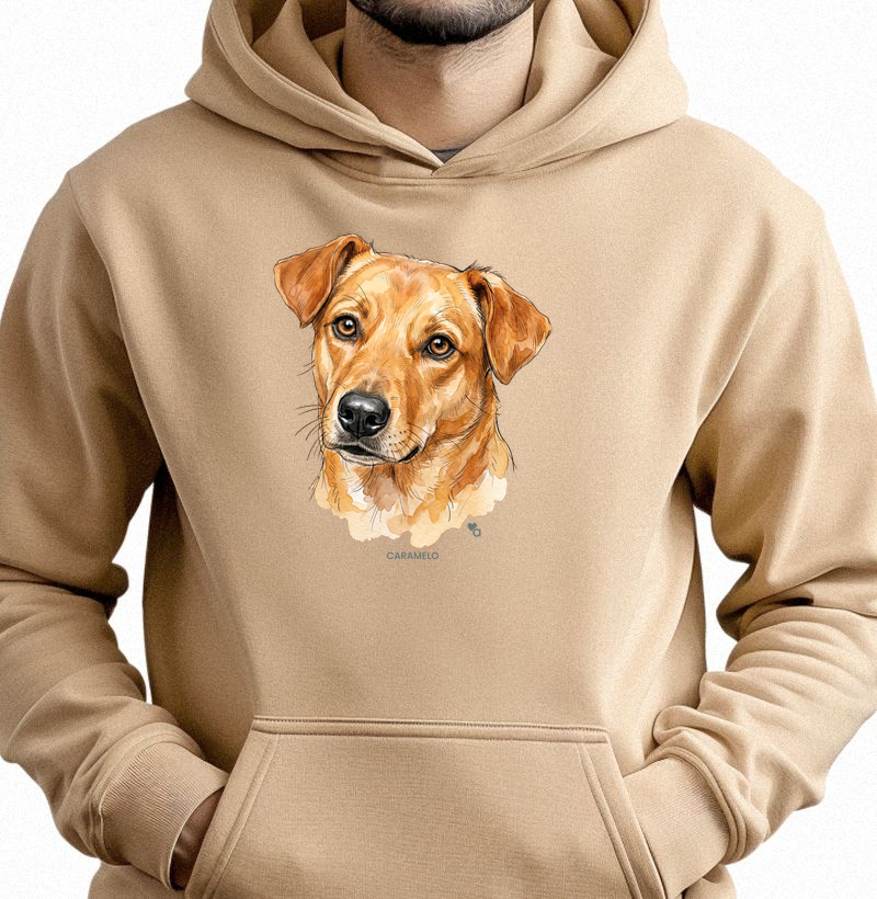 Cães - Caramelo - Moletom Hoodie