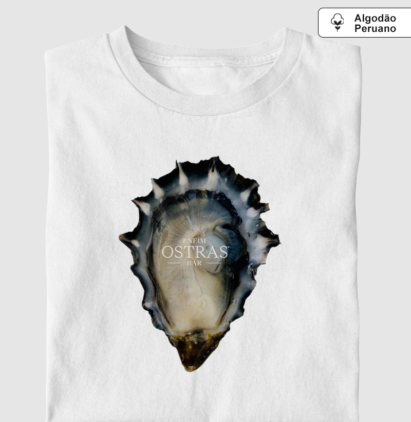 Camiseta Sem Fim Ostras - por Enfim