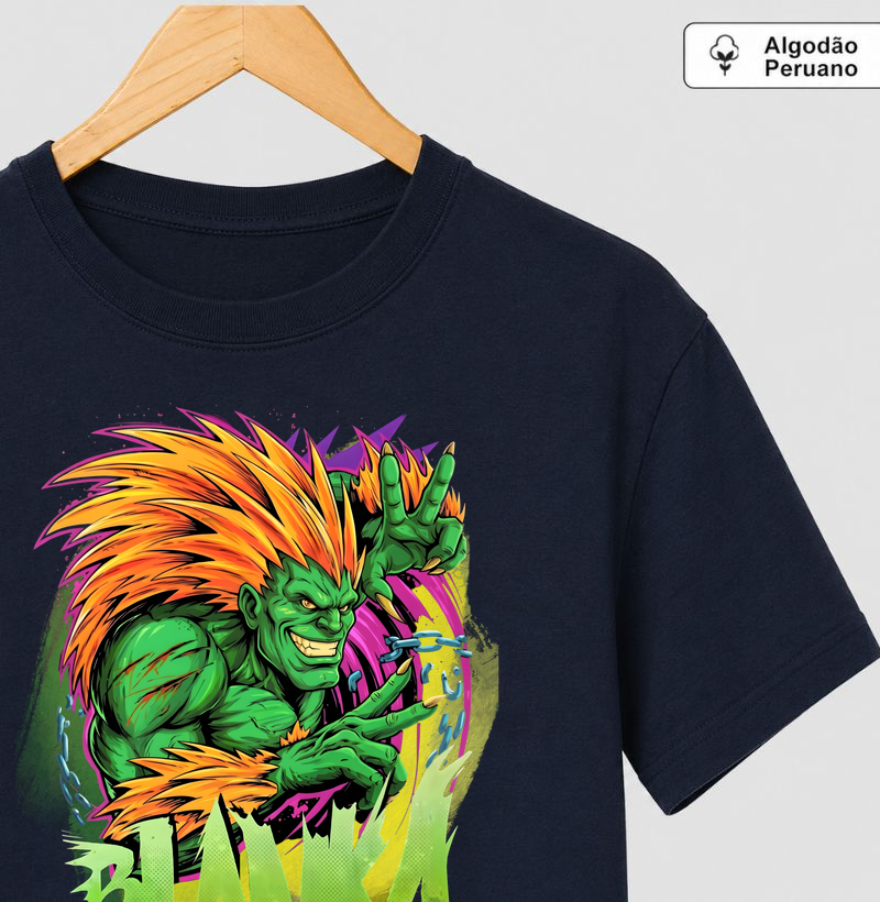 Blanka - Camiseta Algodão Peruano