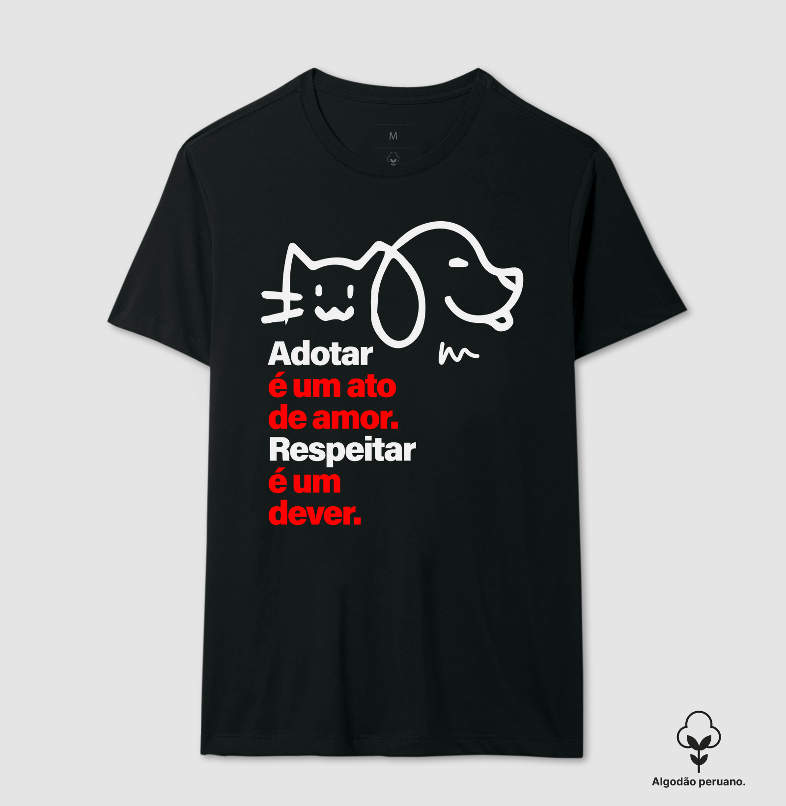 Camiseta ou babylook Adotar