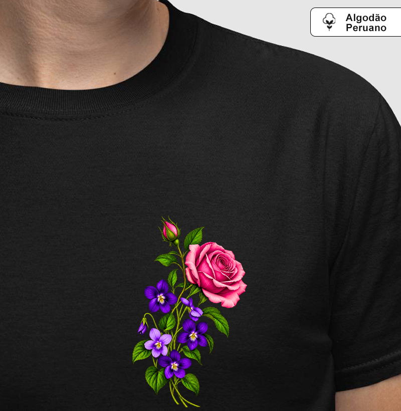 Jardim de Safo - Camiseta Algodão Peruano