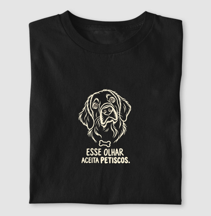 Esse olhar aceita petiscos.