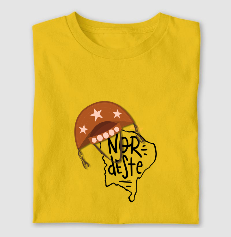 Camiseta Nordeste "Rei" Chapeu Cangaceiro | OxenteWear