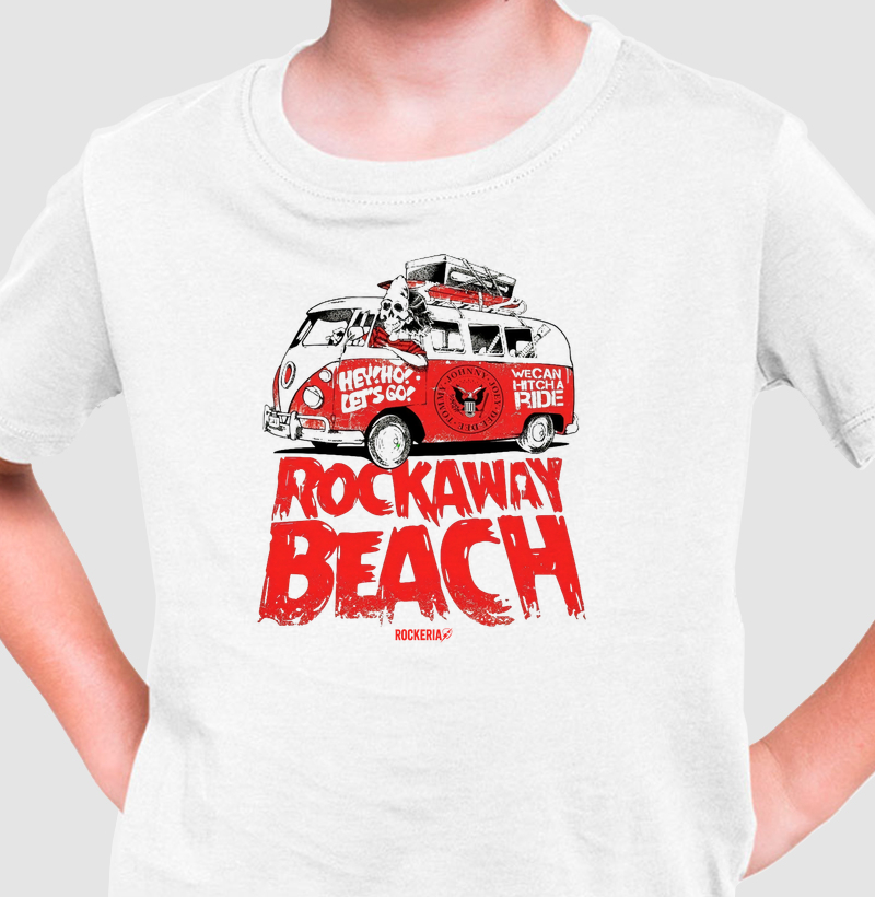 Cmiseta Infantil Ramones Rockaway Beach