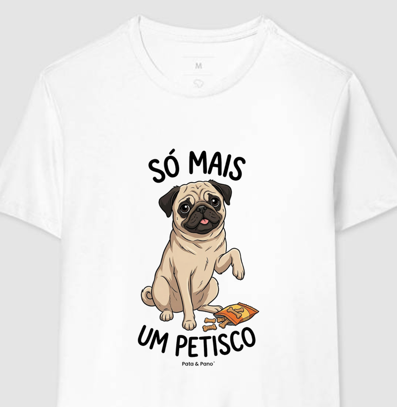CAMISETA PUG PETISCO - Camiseta