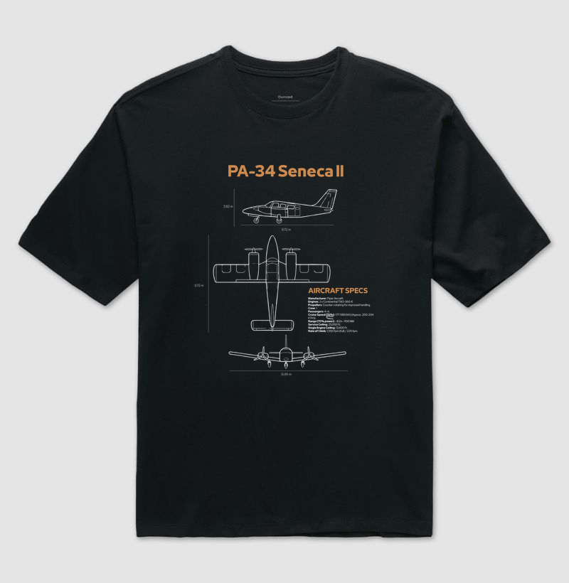 PA-34 Seneca II - Blueprint