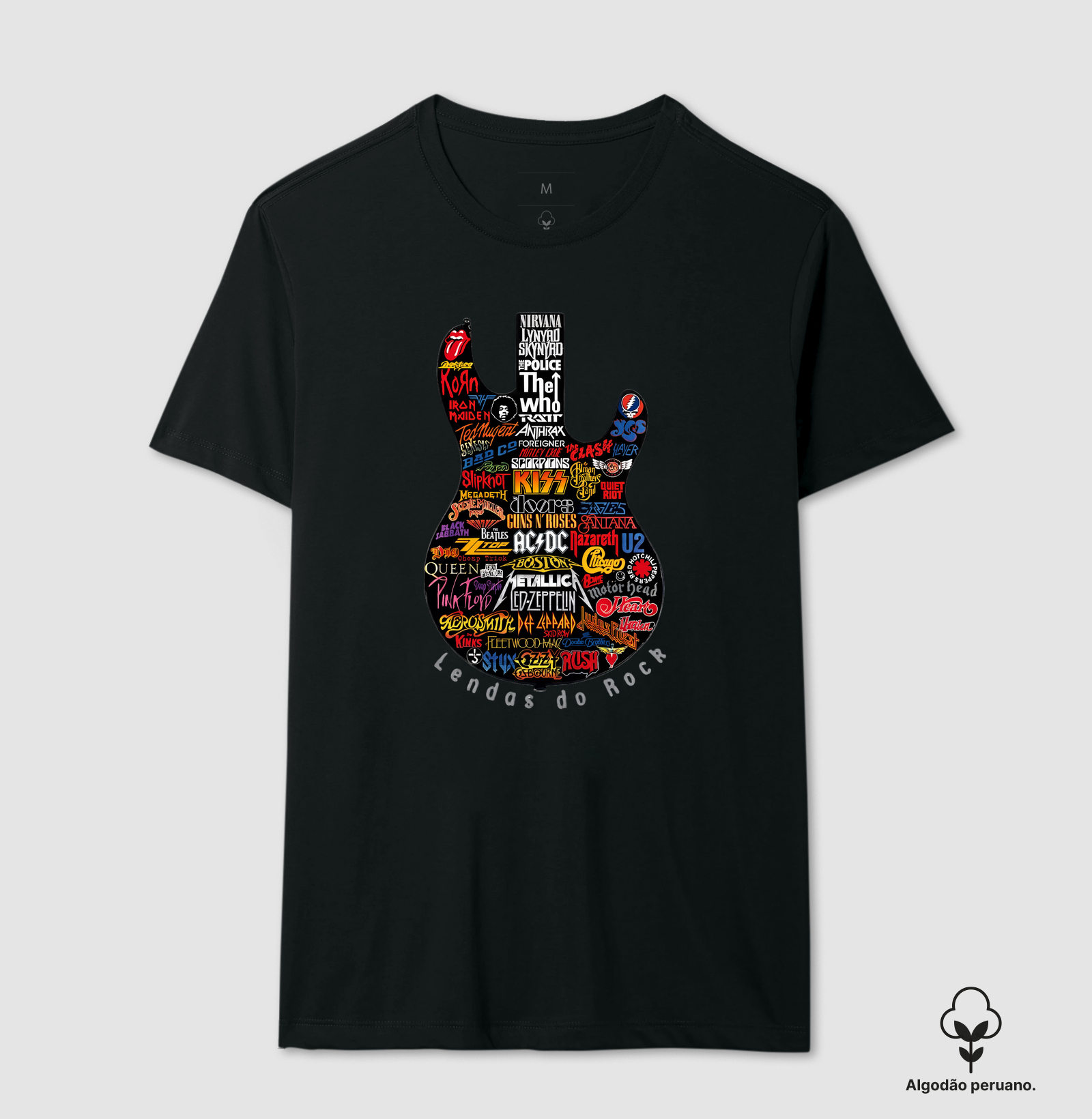 Camiseta Lendas Do Rock
