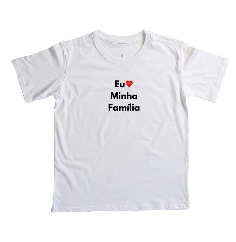 Infantil Eu Amo Minha Família 