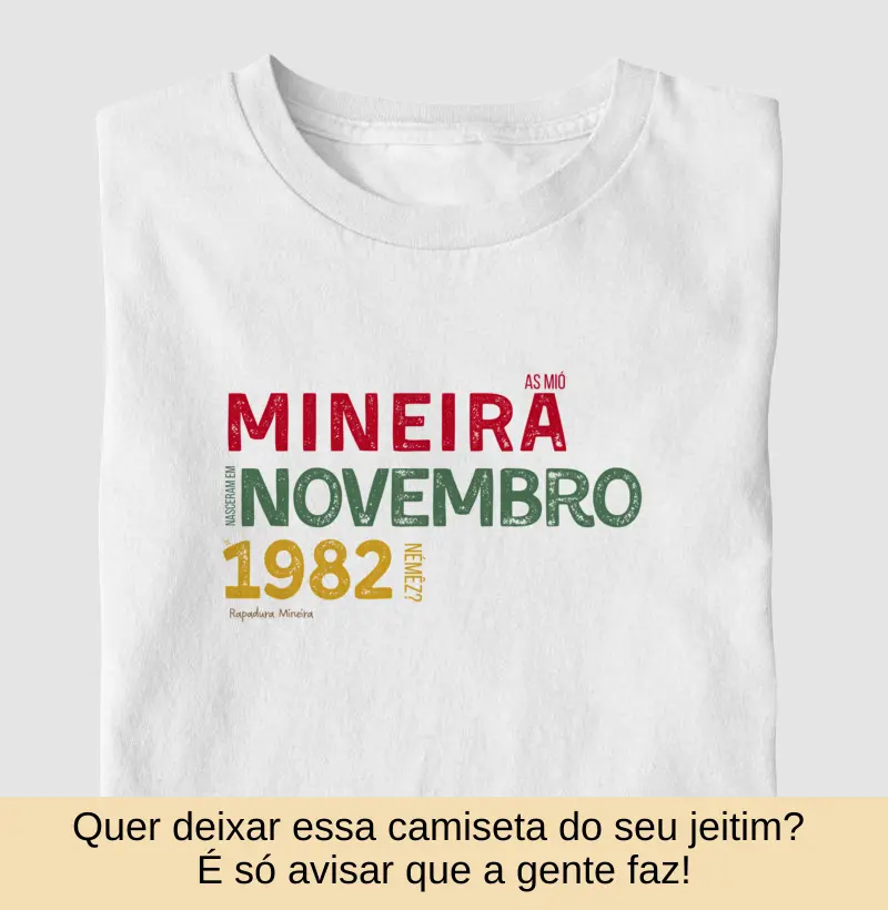 As mió MINEIRA - personalizável