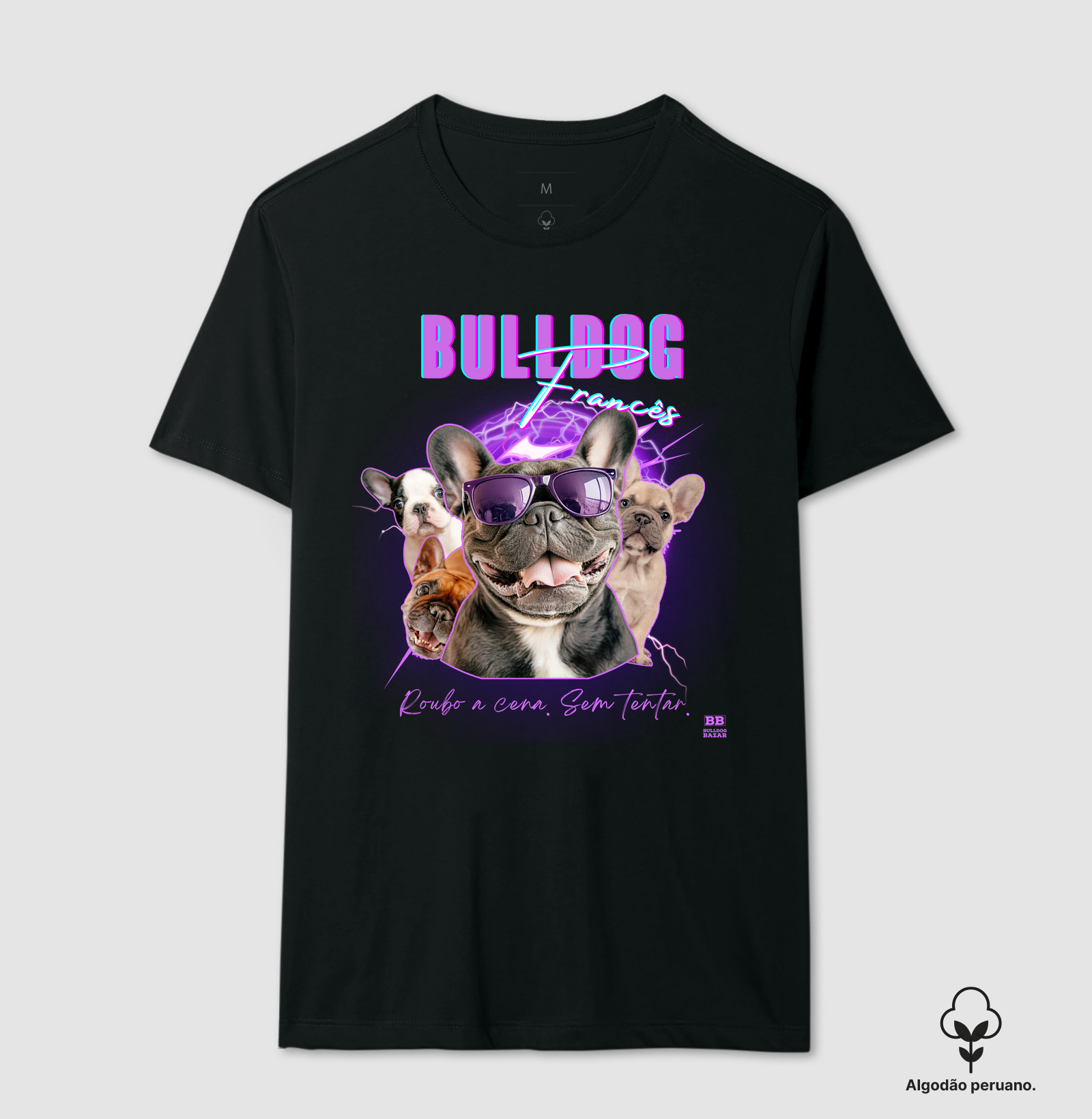 Camiseta Premium Bulldog Frances "Bootleg II"