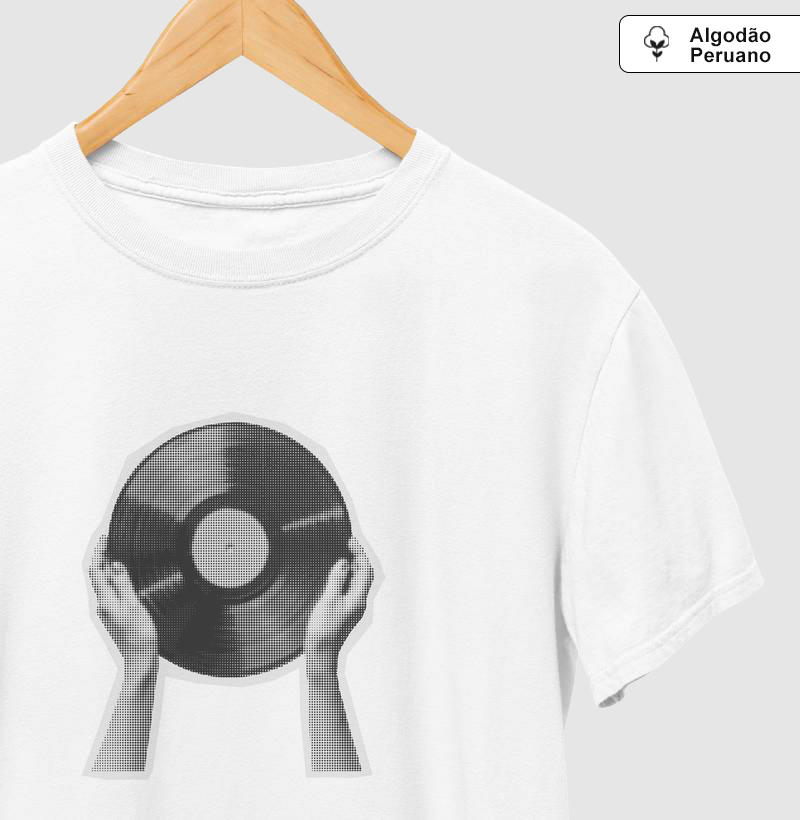 Camiseta Minimalista Disco Owl Basic