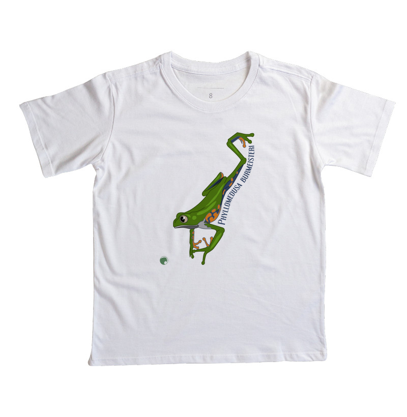 Camiseta Infantil Phyllomedusa burmeisteri
