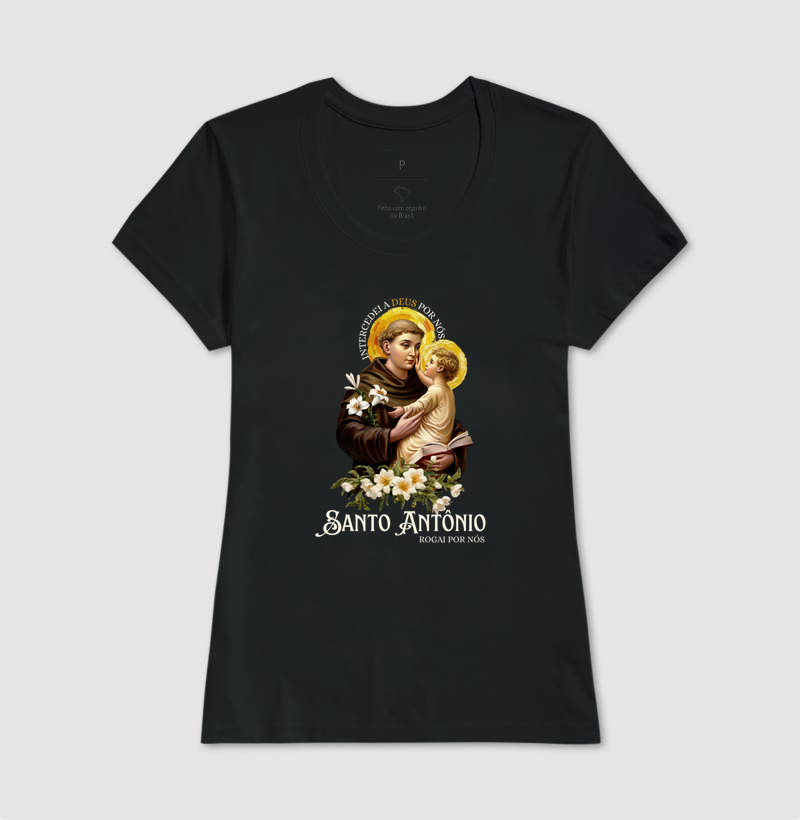 Babylook | Santo Antônio, intercedei a Deus por nós