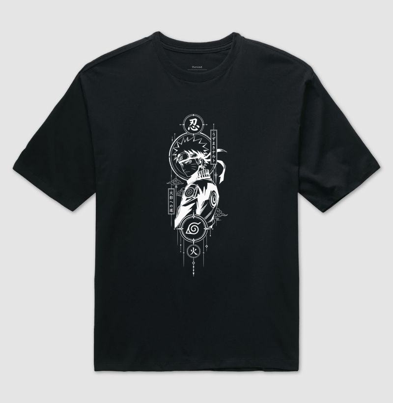 Naruto Caminho do Hokage - Camiseta Oversized