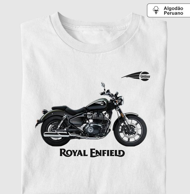 Supreme Royal Enfield Super Meteor Interstellar (tecido algodão peruano)