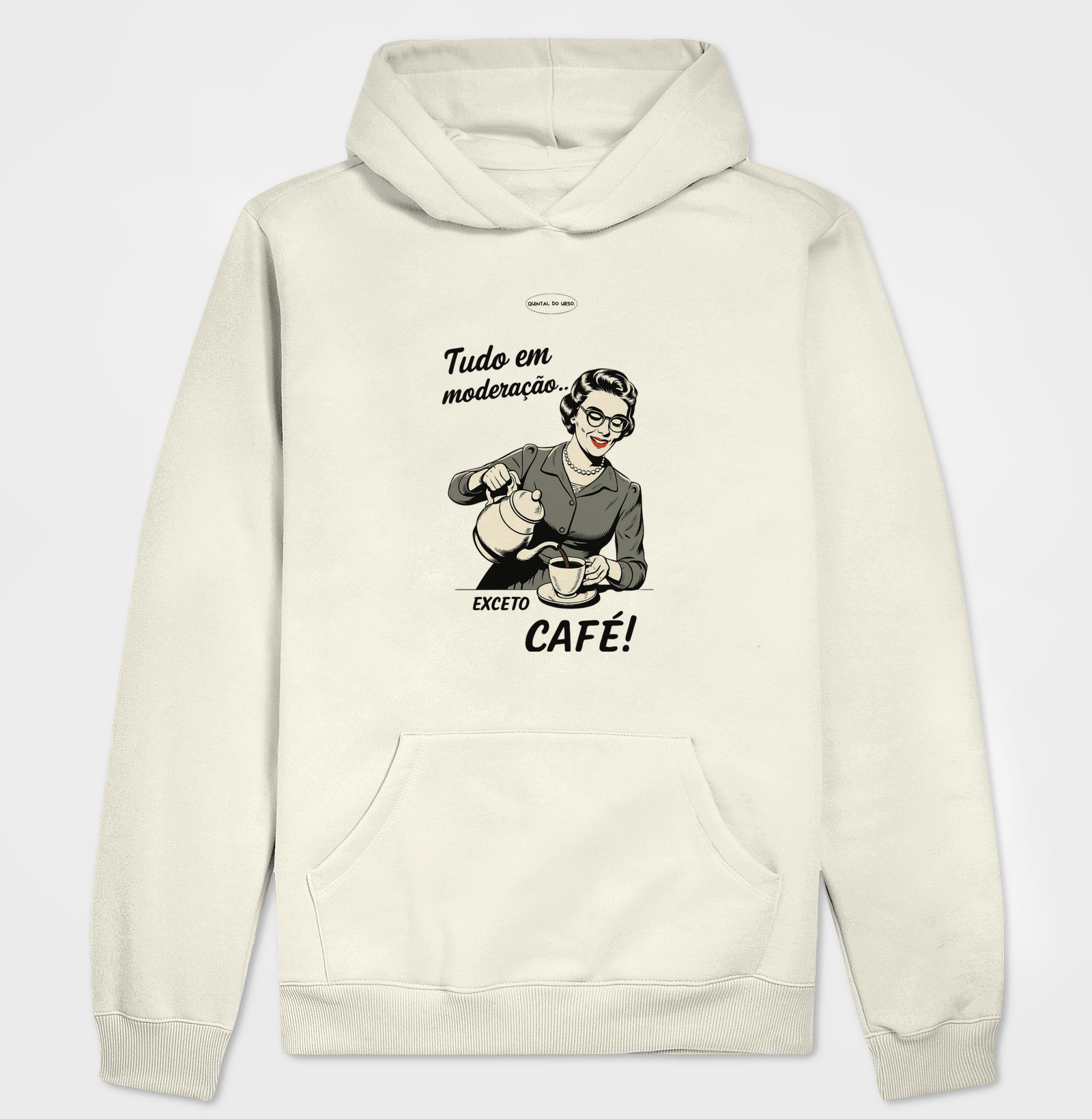 Camiseta tudo em moderação, exceto café