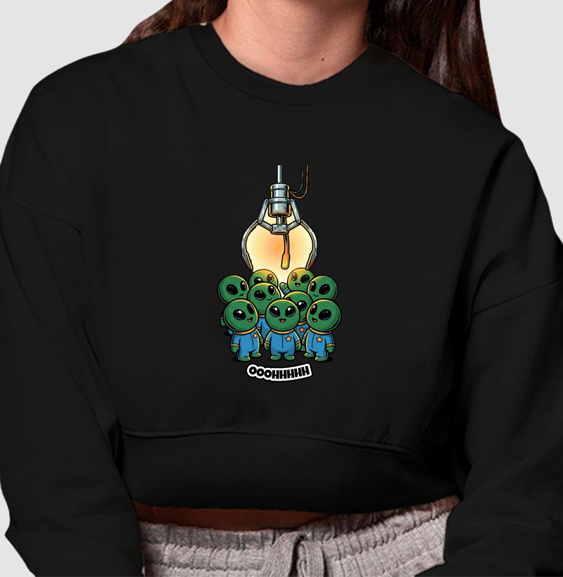 Cropped Moletom O Transe