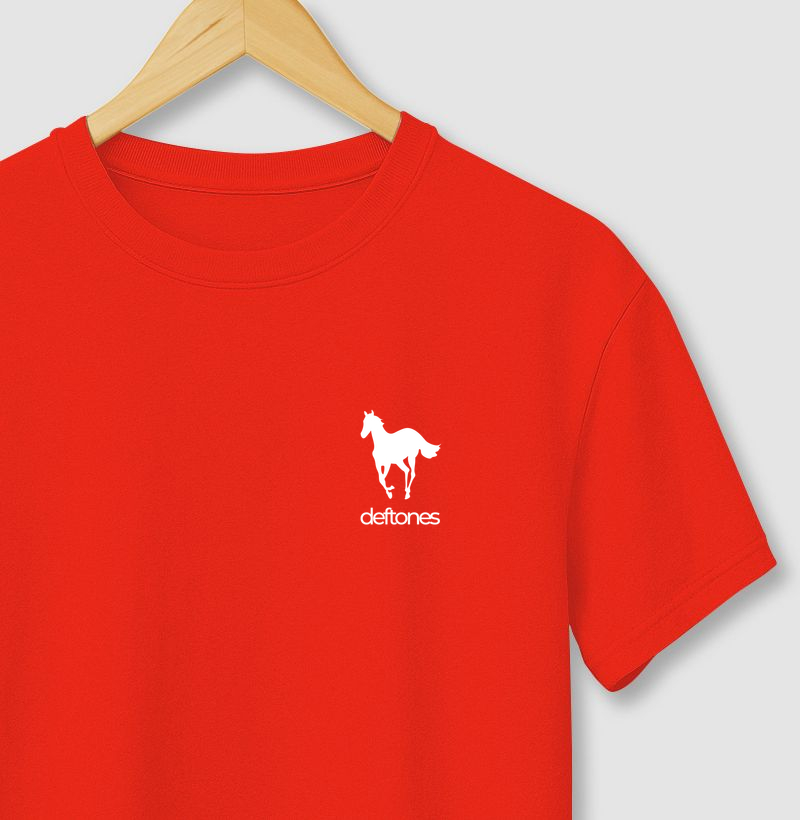 CAMISETA CORTE BÁSICO WHITE PONY