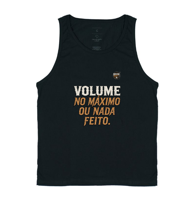 Volume no máximo ou nada feito
