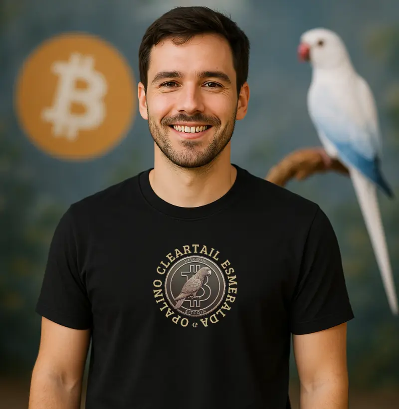 Camiseta Ringneck - Opalino Cleartail Esmeralda